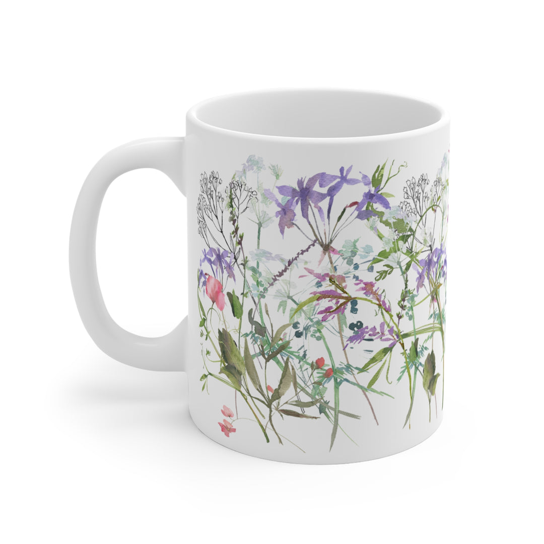 Wildflower Mug, Watercolor Series