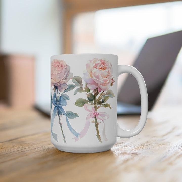 Rose Mug 15oz BPA-Free Valentine's Day Gift