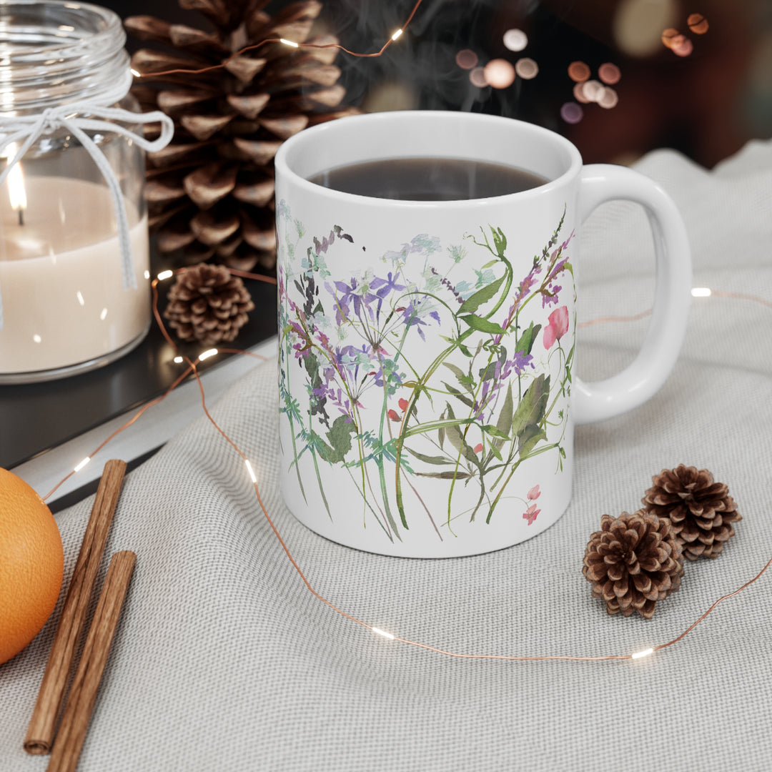 Wildflower Mug, Watercolor Series