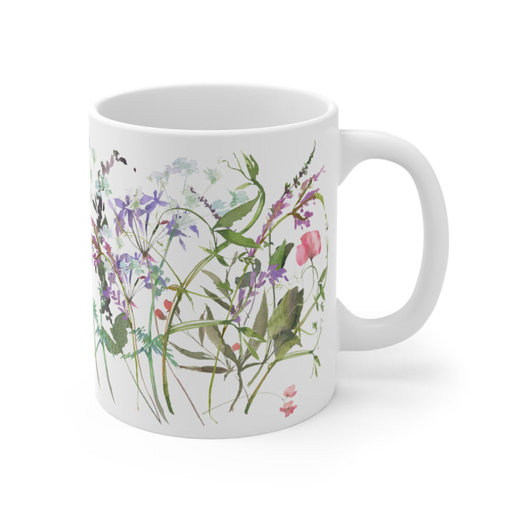 Wildflower Mug, Watercolor Series